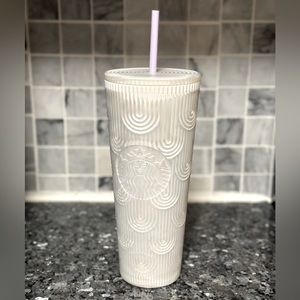 Starbucks pearls white mermaid 2023 tumbler